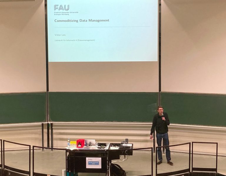 Antrittsvorlesung von Prof. Dr. Viktor Leis: Commoditizing Data Management