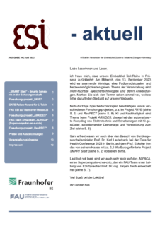 Zum Artikel "Ausgabe 34 des Newsletters ESIaktuell"