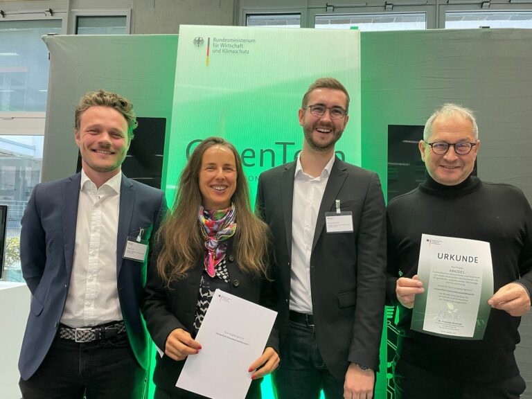 Forschungsprojekt “ARKIDES” gewinnt Förderung beim GreenTech Innovationswettbewerb