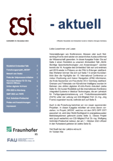 Zum Artikel "Ausgabe 35 des Newsletters ESIaktuell"