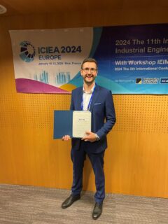 Zum Artikel "Best Presentation Award of the ICIEA-Europe for Patrick Bründl"