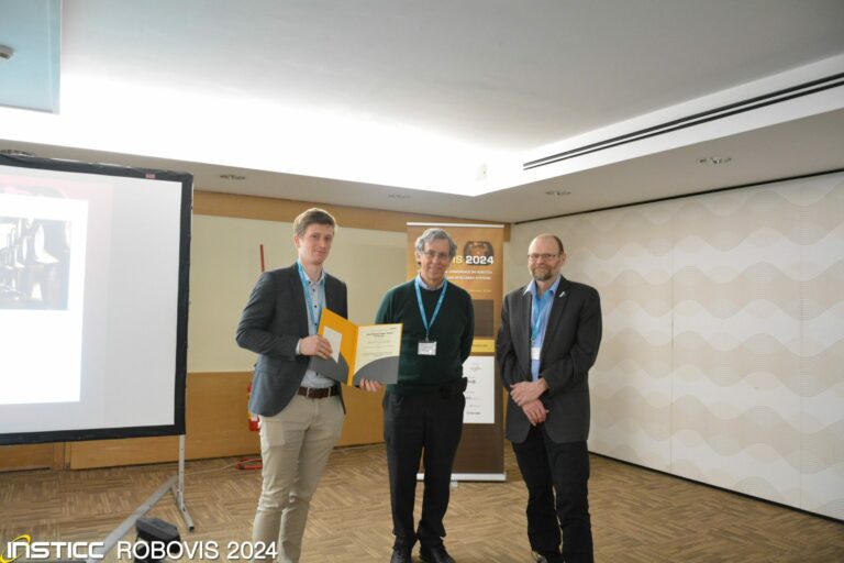 Best Student Paper Award at ROBOVIS for Matthias Kalenberg