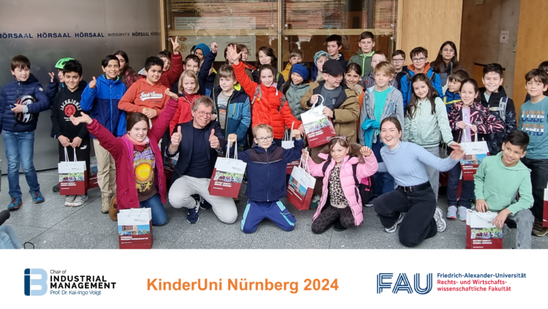 Insights into University Life and Creativity: Children discuss and learn with Prof. Voigt as part of the KinderUni Nürnberg