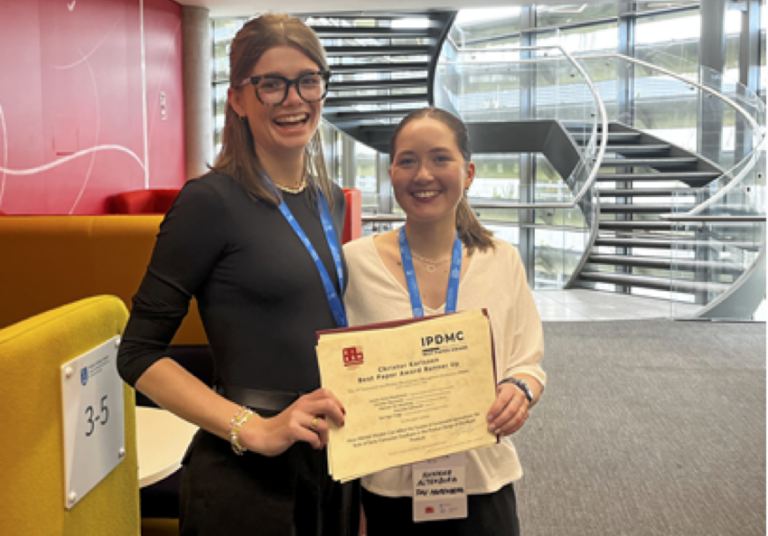 Best Paper Award Runner Up at IPDMC 2024