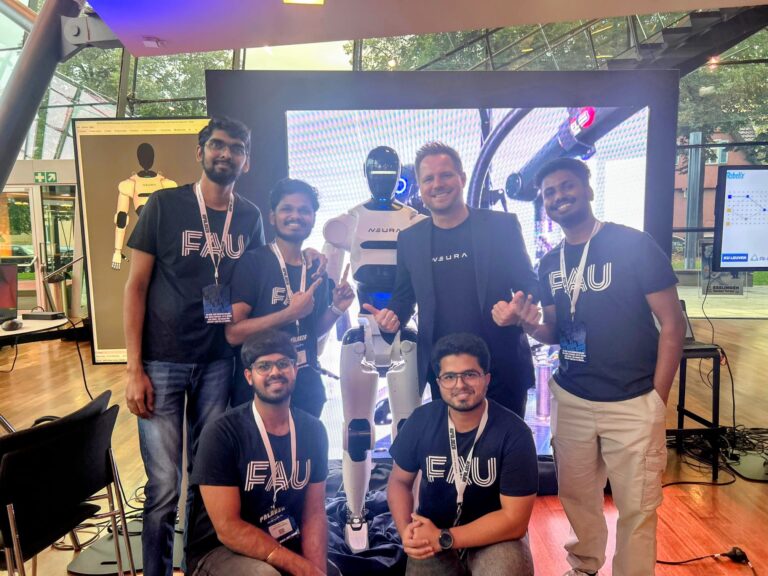 FAPS gehört zu den besten Europas beim Neura Robotics Challenge