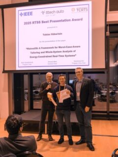 Zum Artikel "Zwei Papiere und Best Presentation Award auf der RTSS 2025"